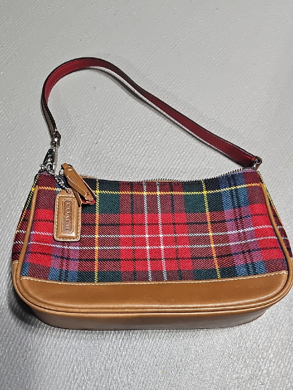 Coach 8935 Vintage Holiday Tartan Plaid Demi Wool Collection